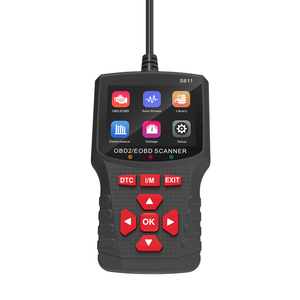 Herramientas de escaneo de voltaje S611, lector de código Obd para coche, herramientas de escaneo, opciones de menú multilingüe - Product Image 2