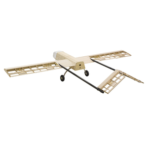 Kanat açıklığı 2100mm Model oluşturma kiti lazer kesim Balsa ahşap uçak RQ7 gölge krom çerçeve kanat açıklığı 2100mm Model oluşturma kiti