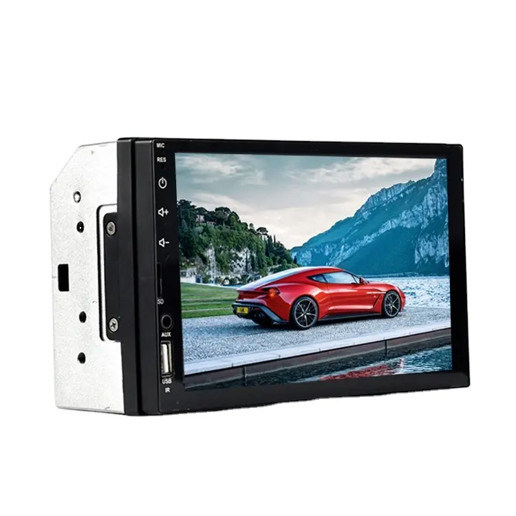 7 inç çift Din BT araba Stereo alıcısı Dash HD dokunmatik ekran dikiz kamera ile araba Video radyo MP5 oyuncu