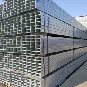 China fornecedor venda direta galvanizado retangular aço seção forma quadrado 6m 12m construção tubulação