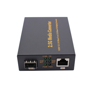 ตัวแปลงสื่อเสียบเป็นสัญญาณ OEM 2.5G SFP เป็น UTP 1g/2.5g ตัวแปลงสื่อออปติคอลเป็น RJ45พร้อม DC12V สำหรับเครือข่าย IP - Product Image 3