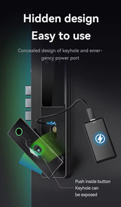 Vendita globale TUYA Smart Lock elettronico automatico 4D riconoscimento facciale Video intercom RFID Password per impronte digitali Smart serrature porta - Product Image 6