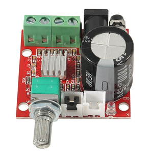 PAM8610 Mini Stereo <strong>Amplifier</strong> AMP Audio Digital <strong>Amplifier</strong> Board Module 10W+10W <strong>2</strong> Channel <strong>Amplifier</strong> Class-D 12V DC Pam8610 Board - Product Image 4