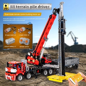 Mould King 17003 Creative <strong>All</strong> Terrain Pile Driver MOC Assembled Building Block Set Educational Children's Puzzle Collection <strong>Toy</strong> - Product Image 3