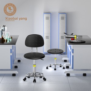 Có thể điều chỉnh ESD phòng thí nghiệm ghế Phân bảng điều chỉnh thiết kế kim loại/polypropylene hội thảo phòng sạch bệnh viện trường hóa học máy tính - Product Image 6