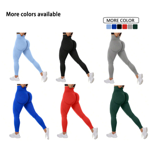 Hot Bán Hàng Womens Quần Áo Cao Eo Đào Hip Nâng Scrunch Mông Cao Đàn Hồi Yoga Xà Cạp Đối Với Phụ Nữ - Product Image 3
