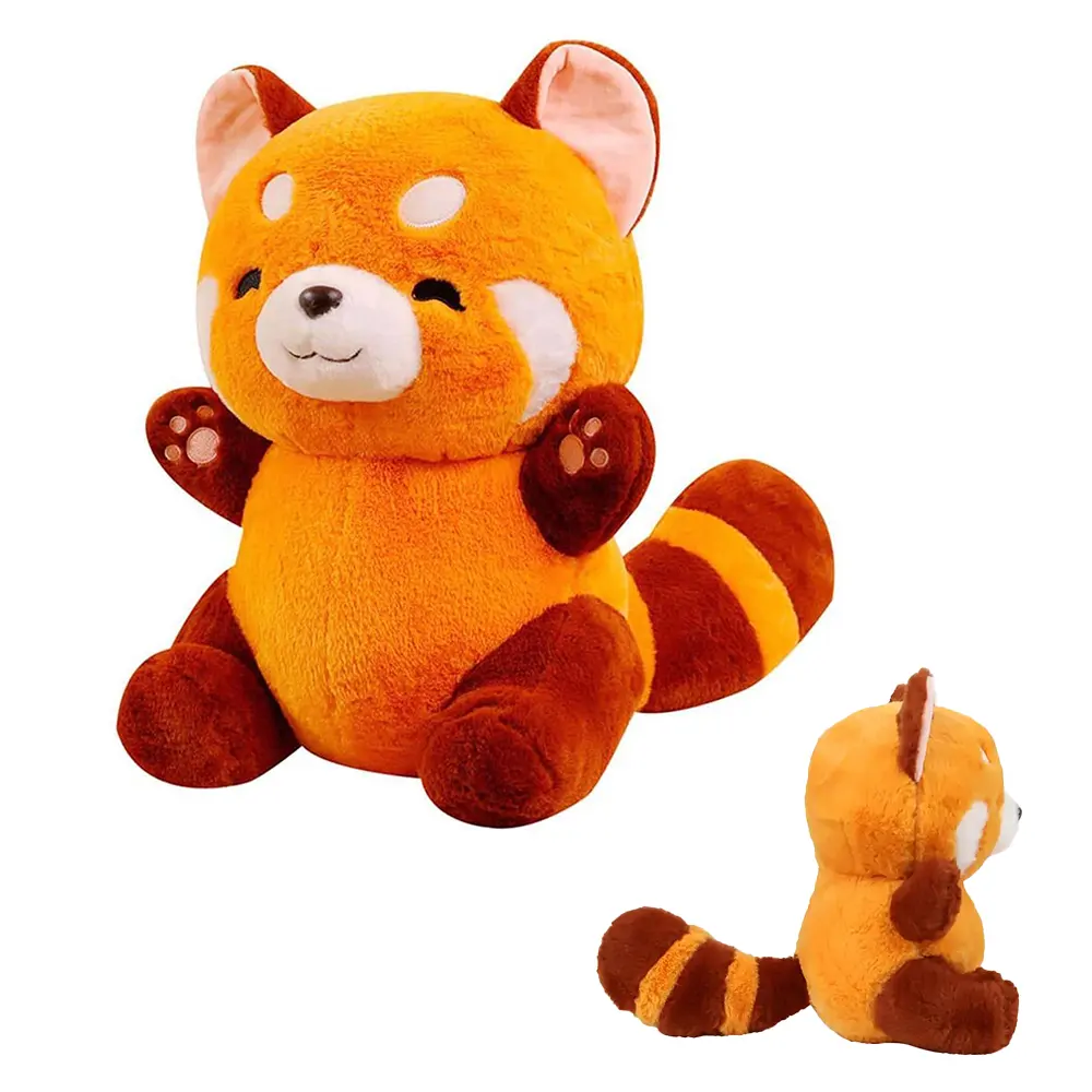 25cm simpatico procione Firefox Panda minore peluche farciti giocattoli per bambini ragazza regalo di compleanno decorazione per la casa