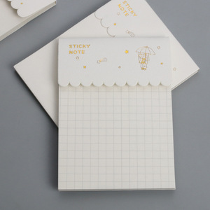 Simple Blank Horizontal Line <strong>Notepad</strong> Ins Style Student Message Grid Note Note Ready for Sale - Product Image 3