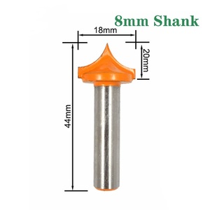 8 kolu sivri burun kesici ağaç İşleme fantezi yönlendirici bit CNC oyma makinesi kesici - Product Image 5