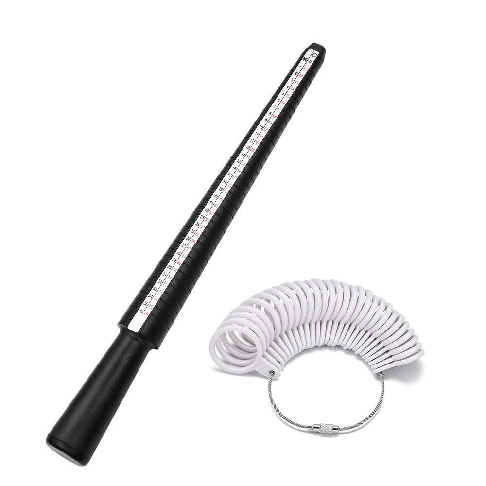 Measuring rod and measuring ring (white)