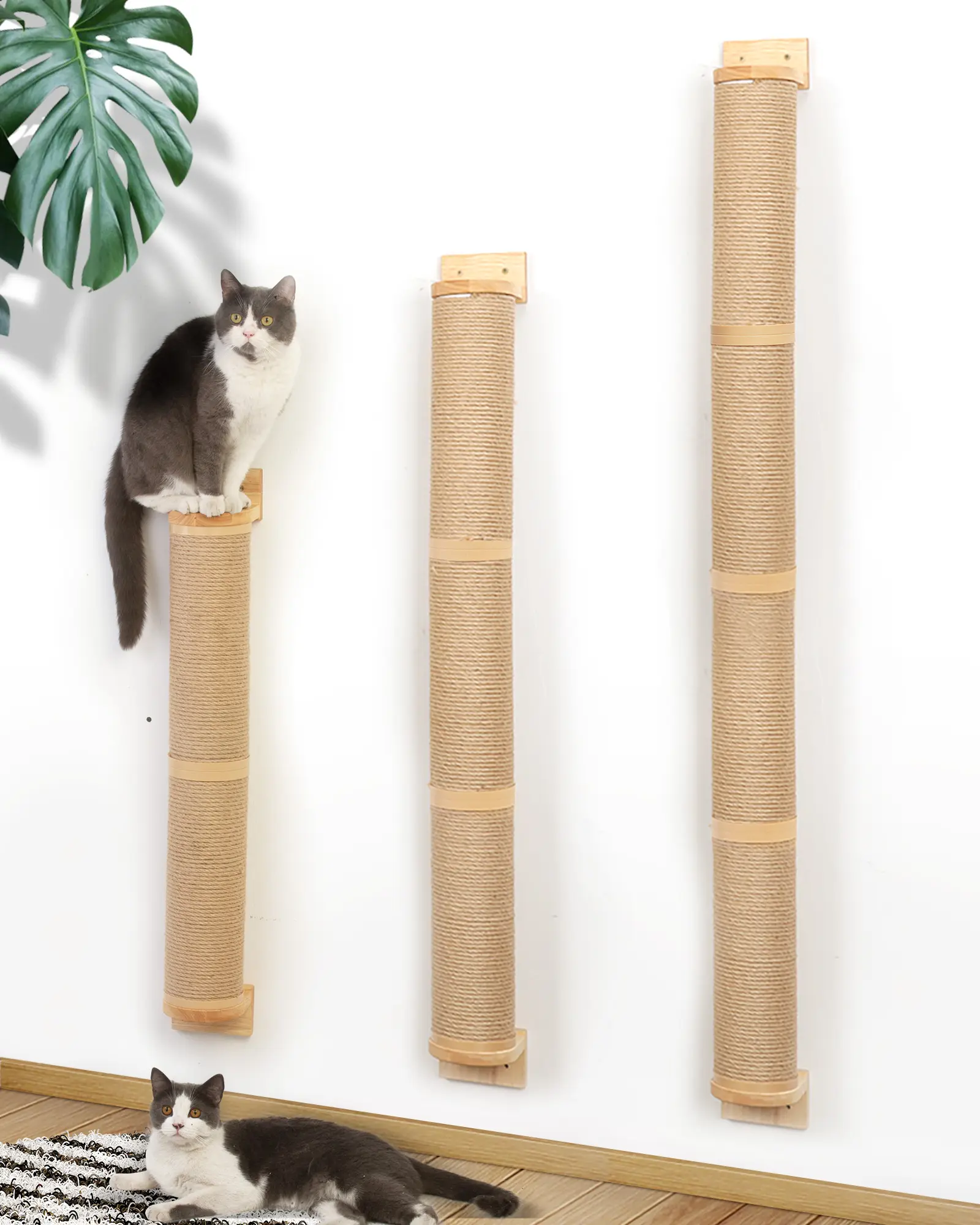 FUKUMARU Spot оптовая продажа резиновая деревянная двухколонная рама для кошек, Когтеточка, запасные части