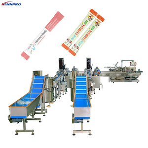 Piccola bustina bastone probiotici polvere macchina imballatrice rotatoria smistamento, conteggio, linea di confezionamento automatico boxe