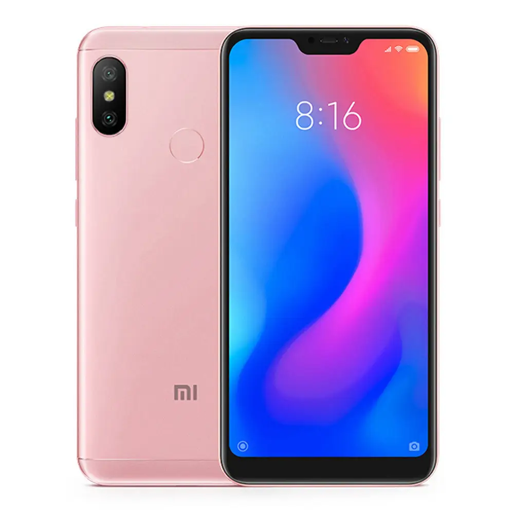 5.84 polegadas 32 3GB ram GB dual SIM impressão digital Android desbloqueado 4G Redmi 6 pro/Mi A2 Lite usado China smartphones telefones celulares