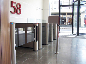 Circolare Sottile Velocità Cancello Servodrived MCBF 10 Milioni di Durata di vita Piccolo Tornello per il Parco Giochi Supermercato Scuola Materna Ufficio - Product Image 4