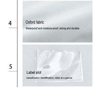 66L Iterative saklama çantası Oxford bez kumaş katlanabilir depolama küpleri dolap için kolları ile Bin kutusu - Product Image 6