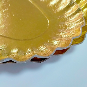 矩形金纸拼盘纸盘盘一次性派对盘层压纸板上菜盘 - Product Image 3