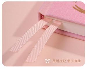Cuaderno de Material de tela con bolsillo e índice, cuaderno de lino con pestaña mensual - Product Image 5