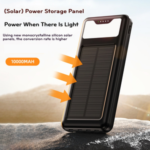 カスタム<span class=keywords><strong>Gif</strong></span>屋外発電所携帯電話用ポータブルソーラー充電器パワーバンクSolaire10000mahパワーバンク