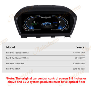 Digital Cluster for <strong>BMW</strong> 1/2 Series F20/<strong>F52</strong>/F22/F45 X1/X2 F48/F49/F39 LCD Instrument Virtual Cockpit Speed Meter Dashboard - Product Image 5