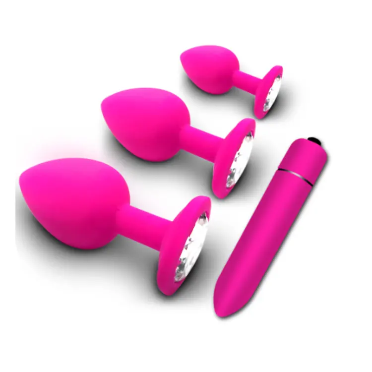 Anal Plug Butt Sex Toys for Women Men Soft Silicone Gay Massager Mini Erotic Bullet Vibrator Anal Sexy Toys
