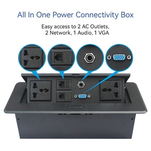 Toma de corriente universal para ordenador de escritorio, conector de toma de corriente universal, varios medios, rj45 - Product Image 3
