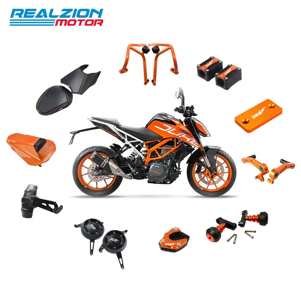 REALZION-piezas personalizadas para motocicleta, accesorios de carreras para KTM Duke 125, 200, 250, 390, 690, 790