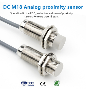 JIMOU Factory Retail 8mm Detección de voltaje analógico 0-10 V DC Salida M18 Sensor de interruptor de proximidad inductivo de voltaje analógico