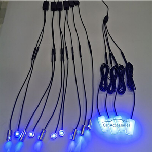 ไฟ LED 10 In 1 RGB Led 8M อเนกประสงค์,ไฟเส้นใยแสงล้อมรอบภายในรถยนต์ควบคุมด้วยแอปโคมไฟสร้างบรรยากาศตกแต่งรถยนต์ - Product Image 5