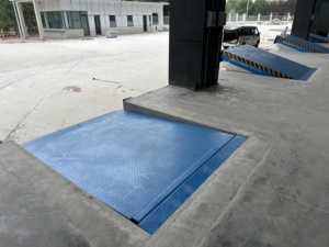 Lager-und Logistik park Feste Bordbrücke, die die Plattform zum Be-und Entladen von Platten containern regelt - Product Image 2