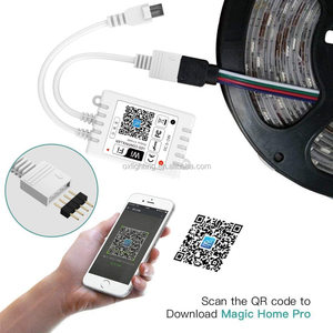 Wifi-контроллер для смартфона, управление через приложение Smart WIFI RGB RGBW контроллер для светодиодной ленты