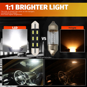 תאורה כפולה הוביל אור עבור מכוניות 4014 6smd 31 מ "מ/36 מ" מ/39 מ "מ/41 מ" מ/39 מ "מ/41 מ" מ/39 מ "מ/41 מ" מ