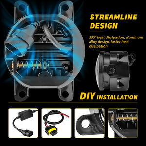 <strong>General</strong> Car Headlights Highlight Waterproof 4-inch Fog Light Assembly <strong>LED</strong> for Jeep Wrangler - Product Image 3