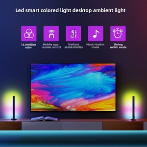 Современная Светодиодная лампа RGB для настольного компьютера, умный пульт дистанционного управления для компьютерной музыки, для электронных спортивных игр, ТВ-трансграничная оптовая продажа - Product Image 2