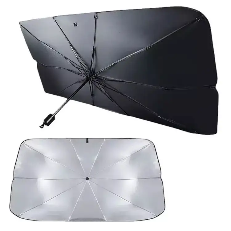 Retractable Anti Uv Protection Car Umbrella Foldable Front Window Windshield Sun Shade Sunshade For Car