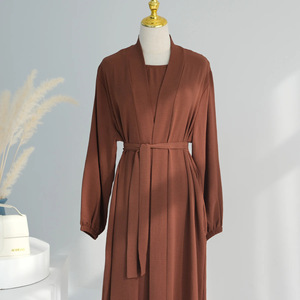 Özel Turkiye Kurta 2-piece etnik tasarım müslüman islam giyim Baju gevşek rahat kadın tam rahat elbisesi - Product Image 3
