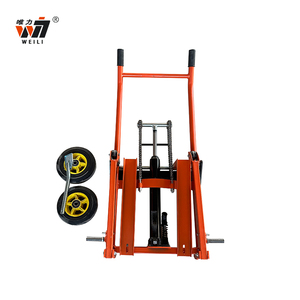 200kg Portable Foldable Hydraulic Hand Type Manual Mini <strong>Stacker</strong> Small <strong>Transport</strong> Forklift for Sale - Product Image 2
