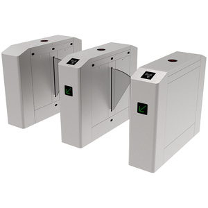2-Year Warranty Dual-Direction Retractable Flap Gate Security <strong>Entry</strong> Exit Rustproof Flap Turnstile With Rs485 Communication - Product Image 6