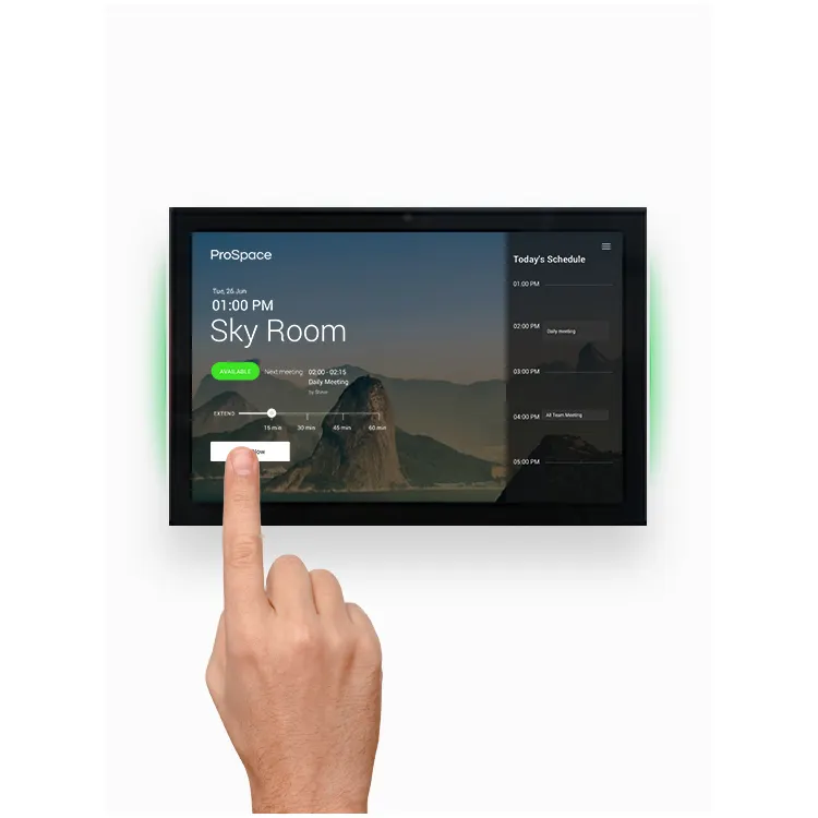 Q896s Tablet baru 2024 dudukan dinding Tablet Android dengan POE untuk ruang pertemuan pemesanan