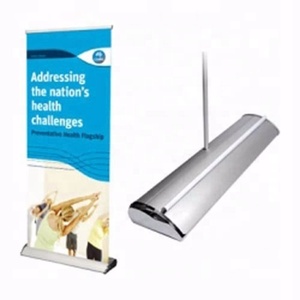 Unisign促销表X横幅背景海报按扣框架招牌铝卷起支架展示 - Product Image 2