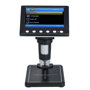 Microscopio Digital portátil HD de 4,3 pulgadas 1000x con luz LED Cámara de microscopio Digital Microscopio electrónico portátil Digital - Product Image 5