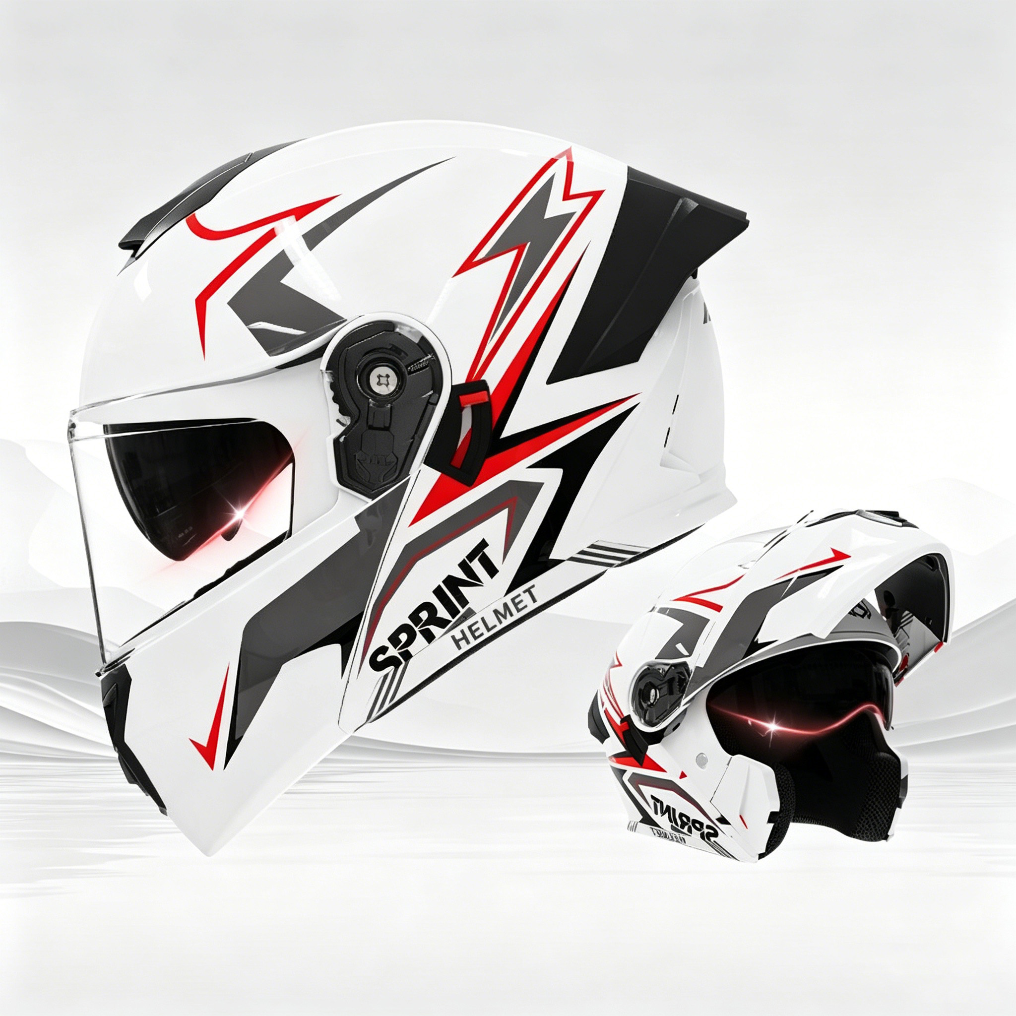 Flash Soul Blanco y Rojo