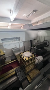 Hochwertige intelligente Programmier plattform Horizontale CNC-Drehmaschine Großhandel Flach betts truktur für die Arbeits bearbeitung - Product Image 5