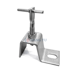 Accessori per facciate continue in acciaio inox Z staffa con rivestimento in pietra di fissaggio in marmo bullone a testa piatta per sistema di rivestimento in pietra - Product Image 4