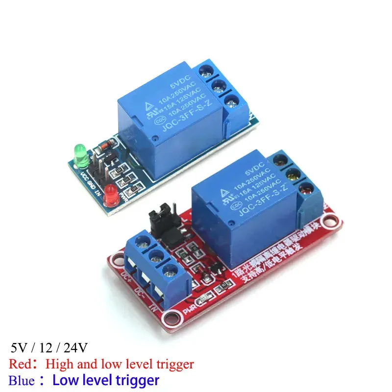 5V 12V 24V สูงและต่ําระดับ 1 ช่องรีเลย์โมดูลบอร์ดอินเทอร์เฟซสําหรับ PIC AVR DSP ARM MCU ระดับต่ํา