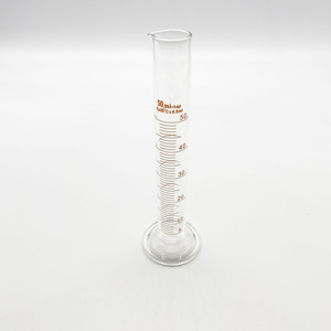 50ml Laboratory Use Science Research Borosilicate <strong>Glass</strong> <strong>3.3</strong> Measuring Cylinder with Hexagonal Base - Product Image 4