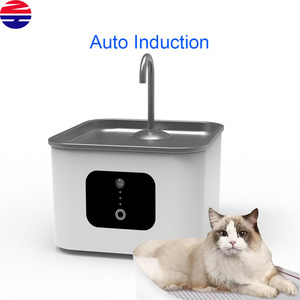 大型宠物自动饮水机3L容量带蓝光杀菌固体图案塑料充电电源 - Product Image 2