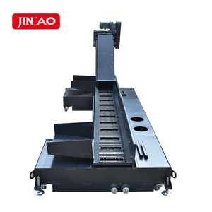 不锈钢变速斜式排屑输送机皮带输送系统 - Product Image 3