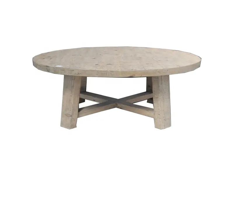 Table basse ronde en bois rétro, vente populaire chinoise, antique, 2020