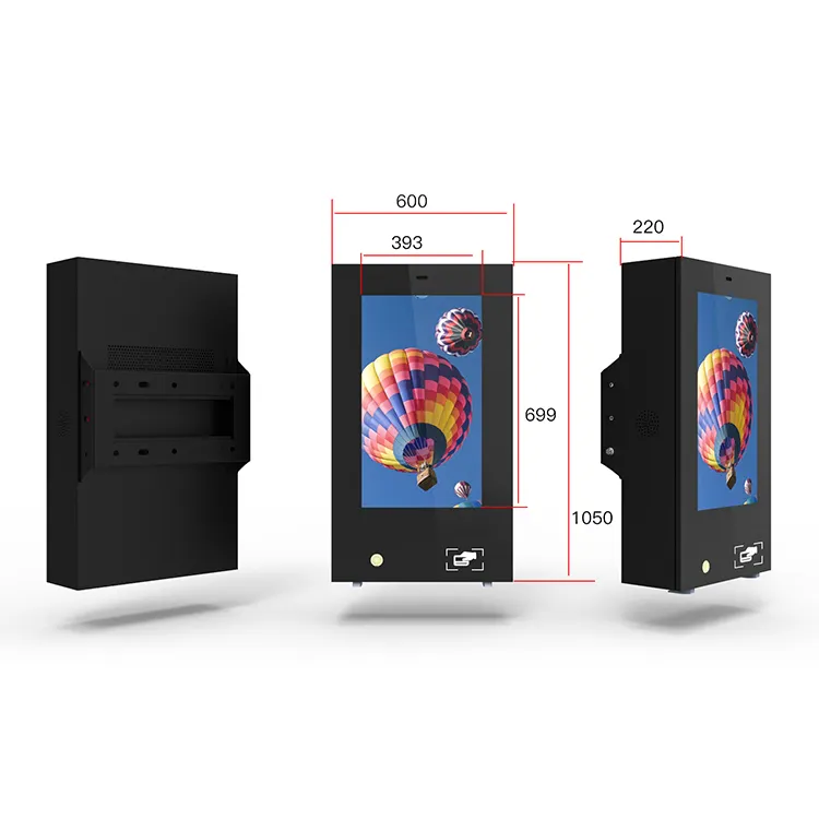 Neueste in store lcd digital signage display außen touchscreen-monitor kiosk mit multi punkte touch