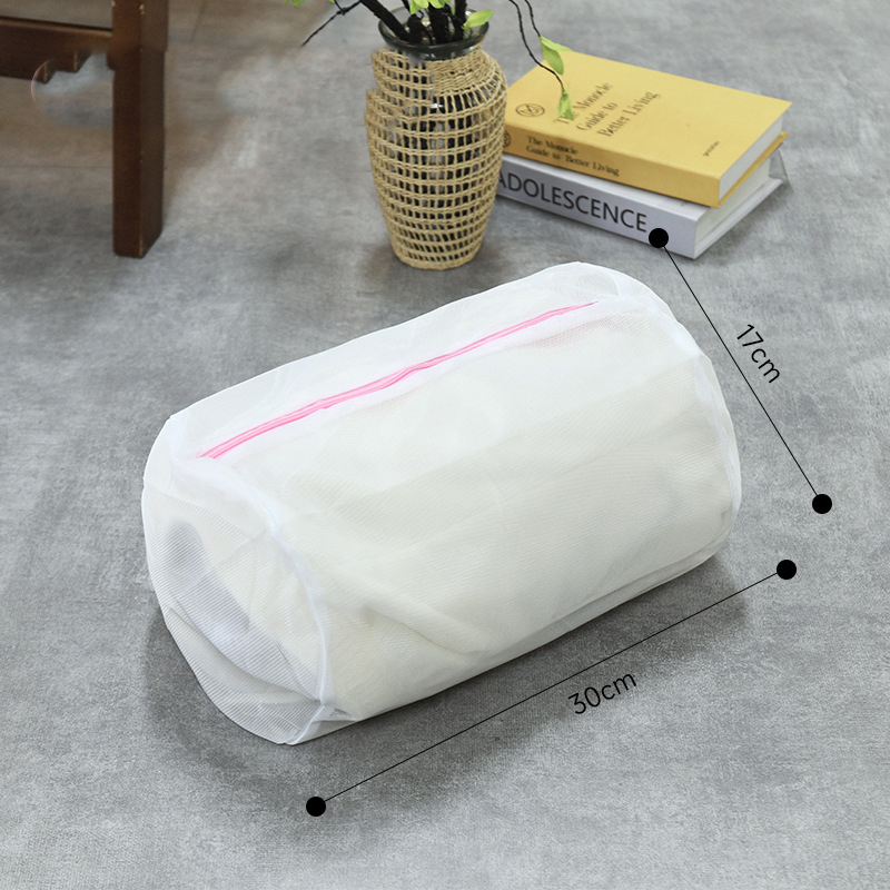 blanc-Maille fine_Sac cylindrique